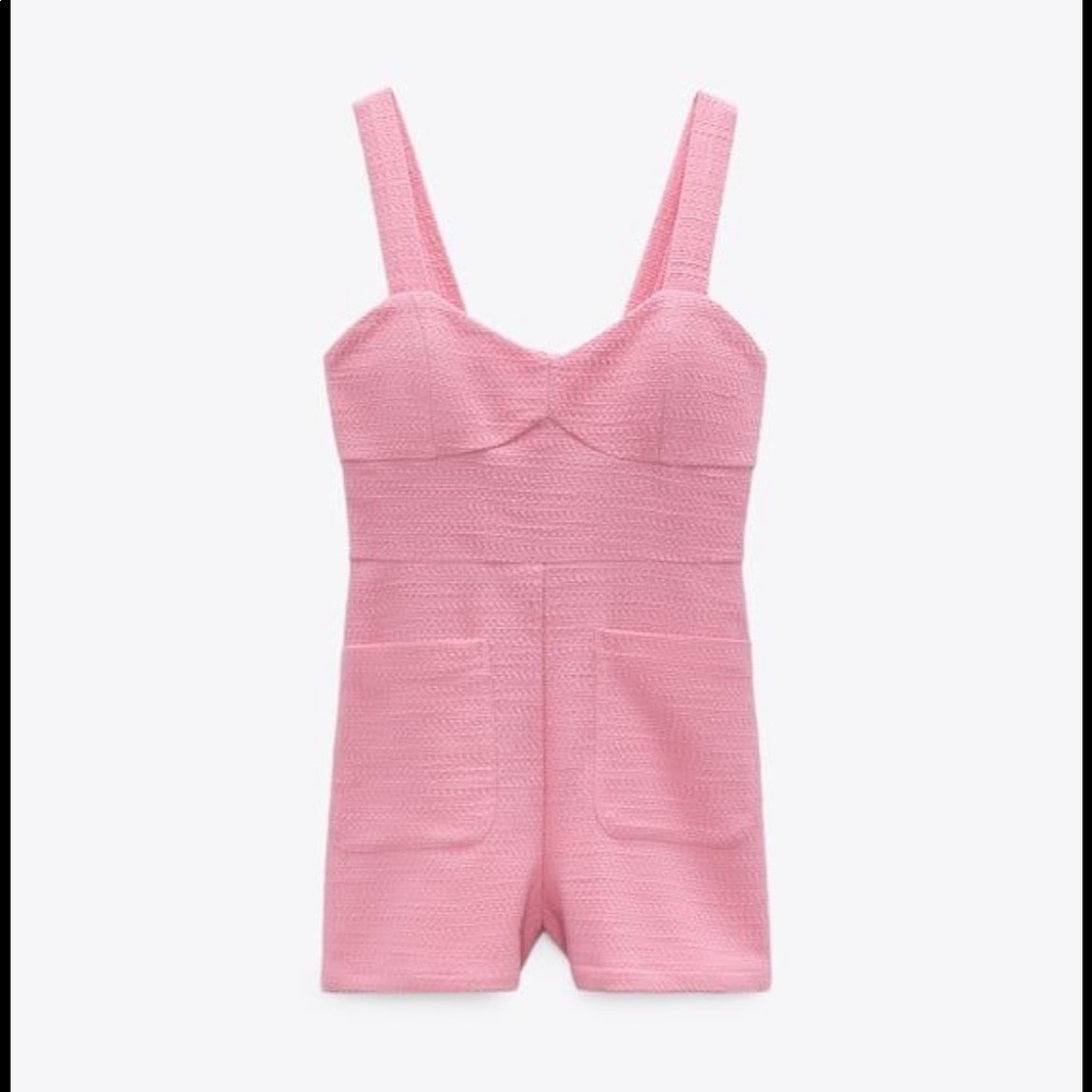 Zara pink romper, size small